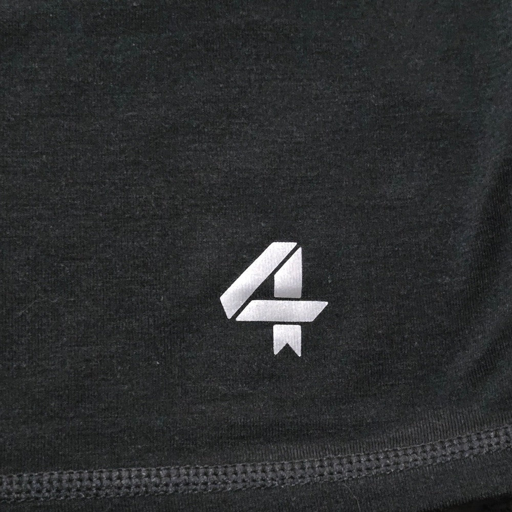 Fourlaps Mens Radius Re-Up Short Sleeve Henley Black XL - Picture 10 of 10